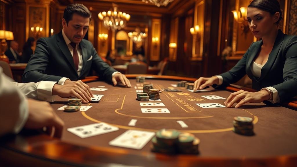 ภาพประกอบกลยุทธ์การเดินเงินบาคาร่าแบบต่างๆ