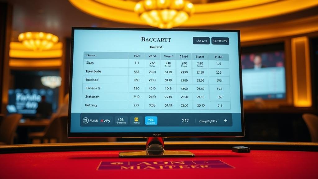 ตัวอย่างเค้าไพ่บาคาร่า