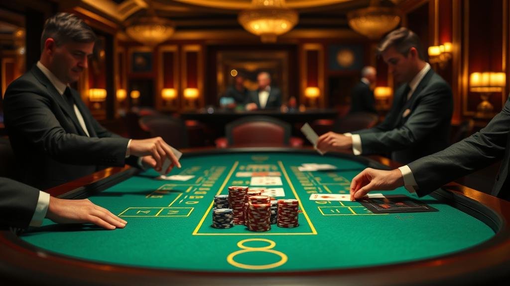 หน้าจอเกมบาคาร่าสดพร้อมสถิติ