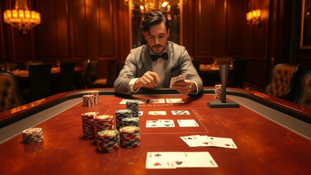 อินโฟกราฟิกแสดงสถิติและเทคนิคการเล่นบาคาร่า