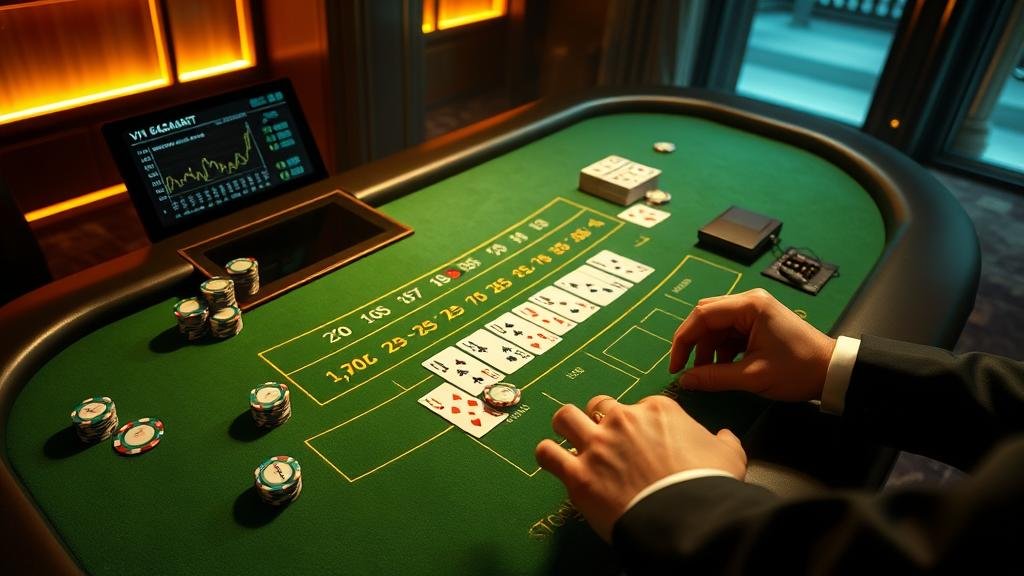 ภาพคาสิโนหรูหราสำหรับบาคาร่า VIP