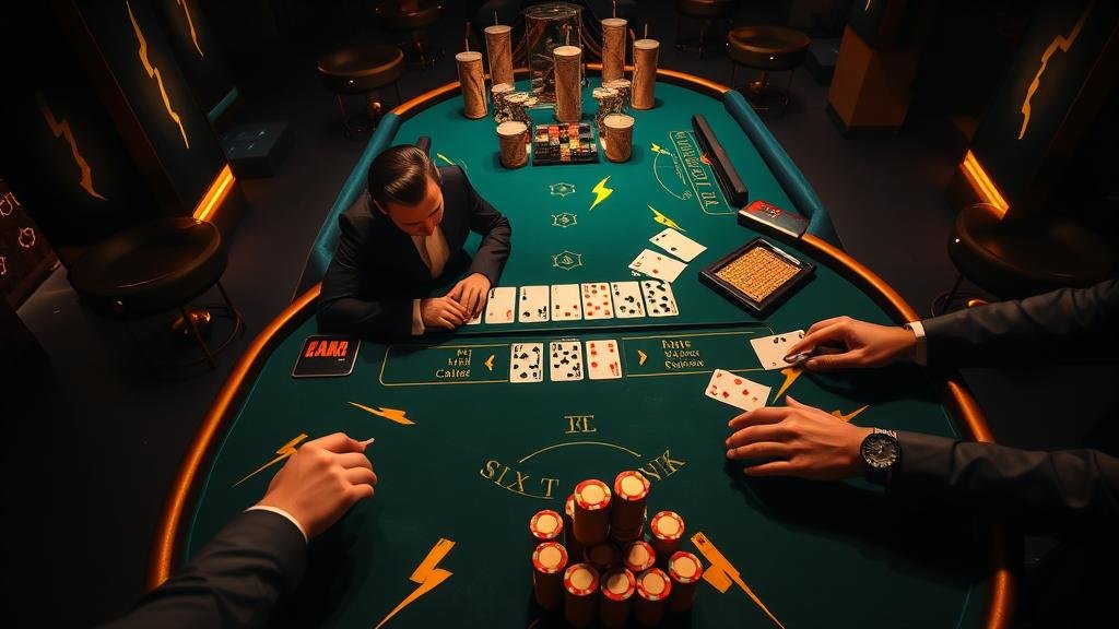 ตัวอย่างเค้าไพ่ปิงปองและเค้าไพ่มังกรในบาคาร่า