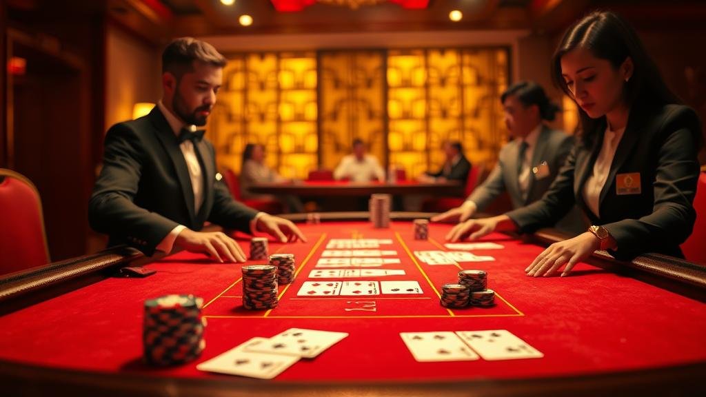 ตัวอย่างเค้าไพ่บาคาร่า: มังกร ปิงปอง และสลับคู่