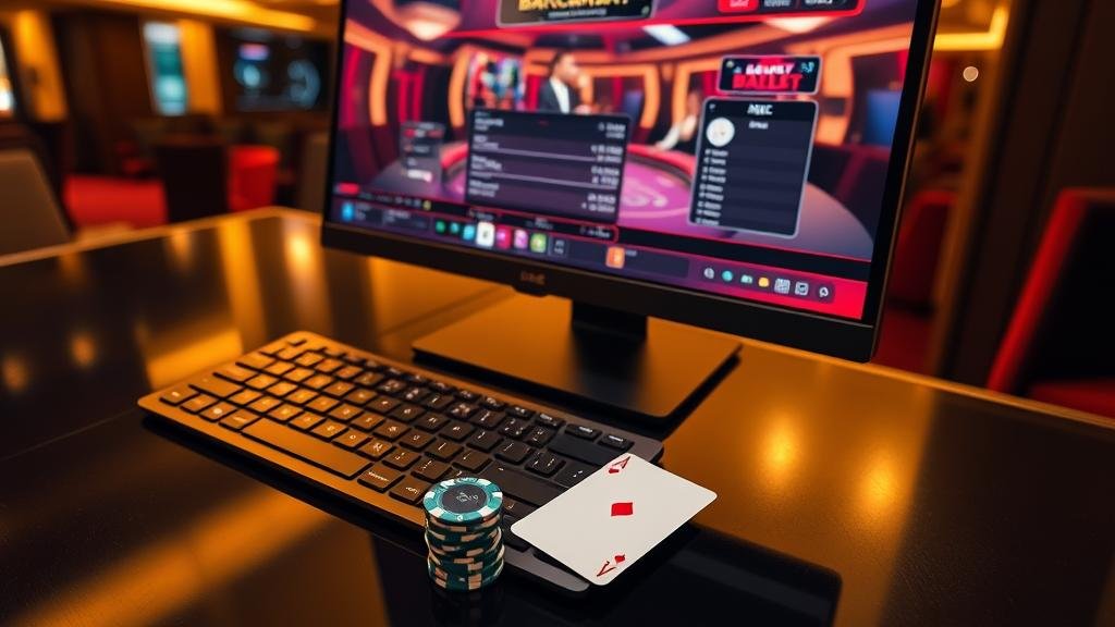 การอ่านเค้าไพ่บาคาร่าบนคอมพิวเตอร์