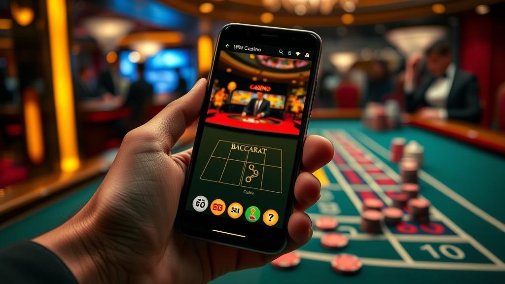 เปรียบเทียบบาคาร่าบนเดสก์ท็อปและมือถือ