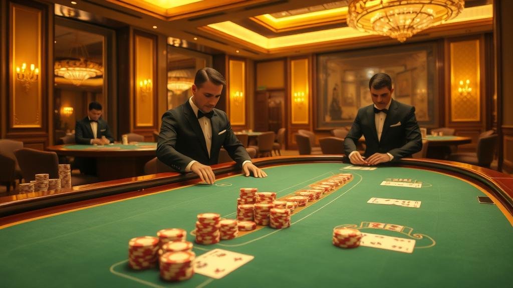 หน้าจอเกมบาคาร่าสดจาก Playtech