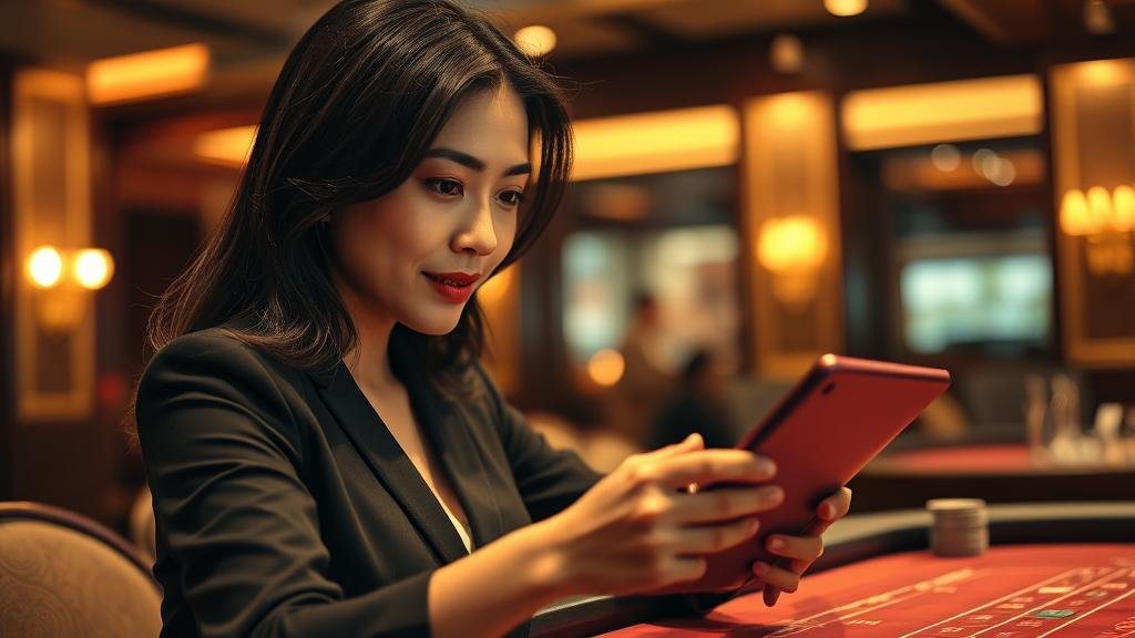 หน้าจอแสดงสถิติบาคาร่าบนมือถือ