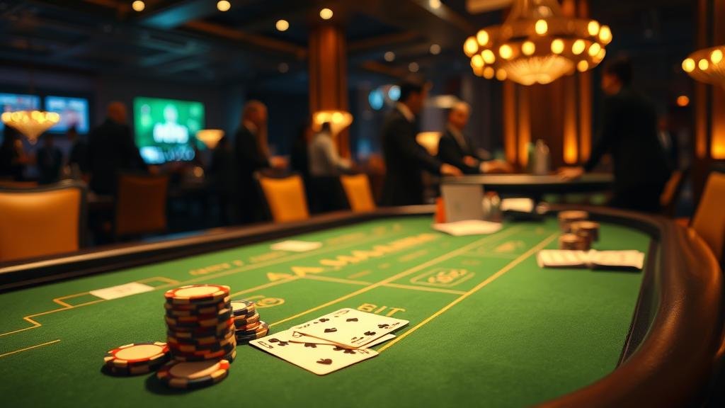 หน้าจอหลักของ SA Gaming แสดงโต๊ะบาคาร่าสด