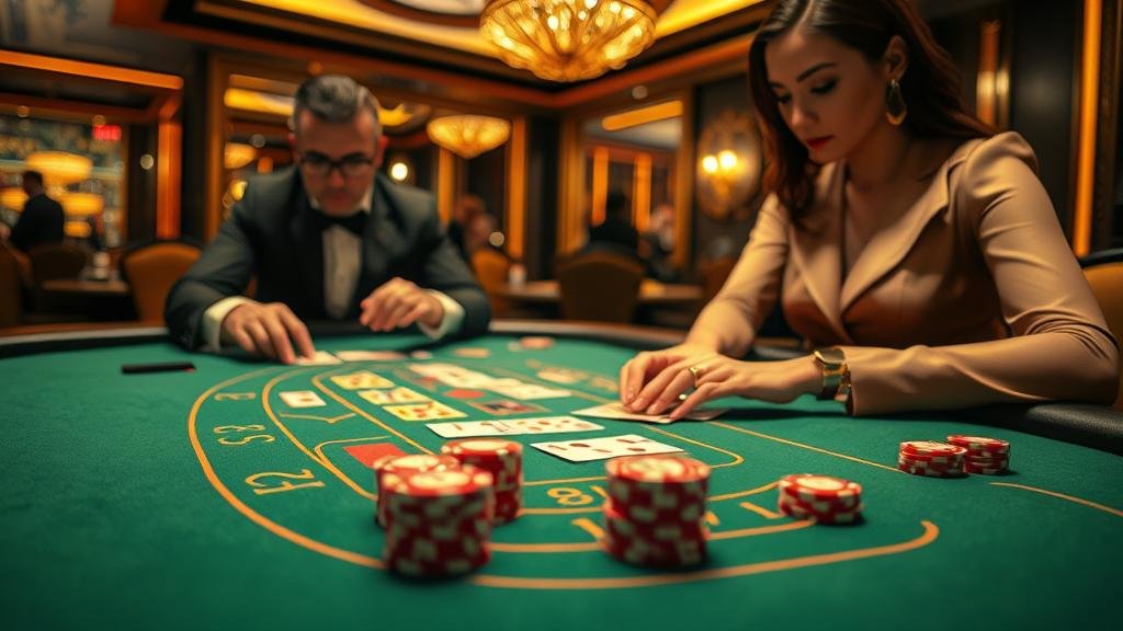 หน้าจอเกมบาคาร่าจากค่าย Skywind