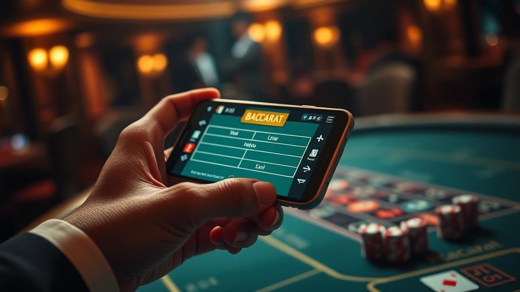 การเล่นบาคาร่าบนคอมพิวเตอร์และแท็บเล็ต