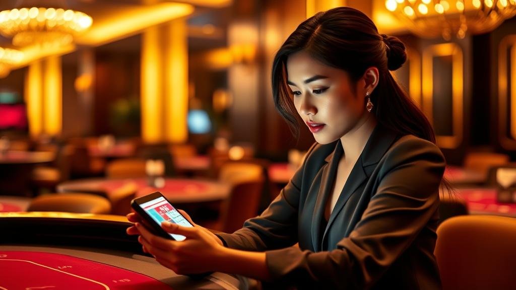 หน้าจอเกมบาคาร่าจากค่าย Dream Gaming, DG Casino, และ AE Casino