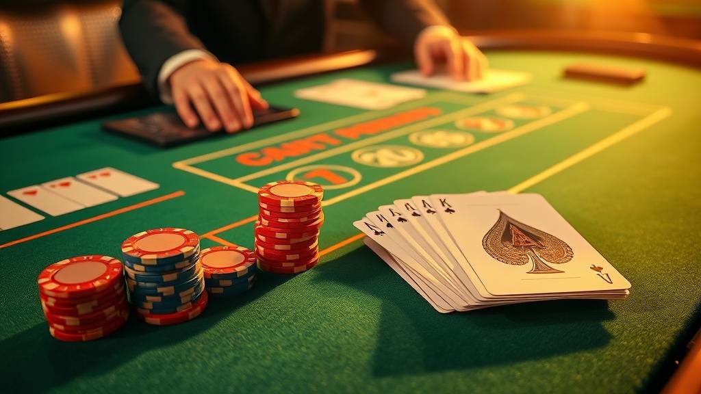 ดีลเลอร์สาวสวยในคาสิโนสด