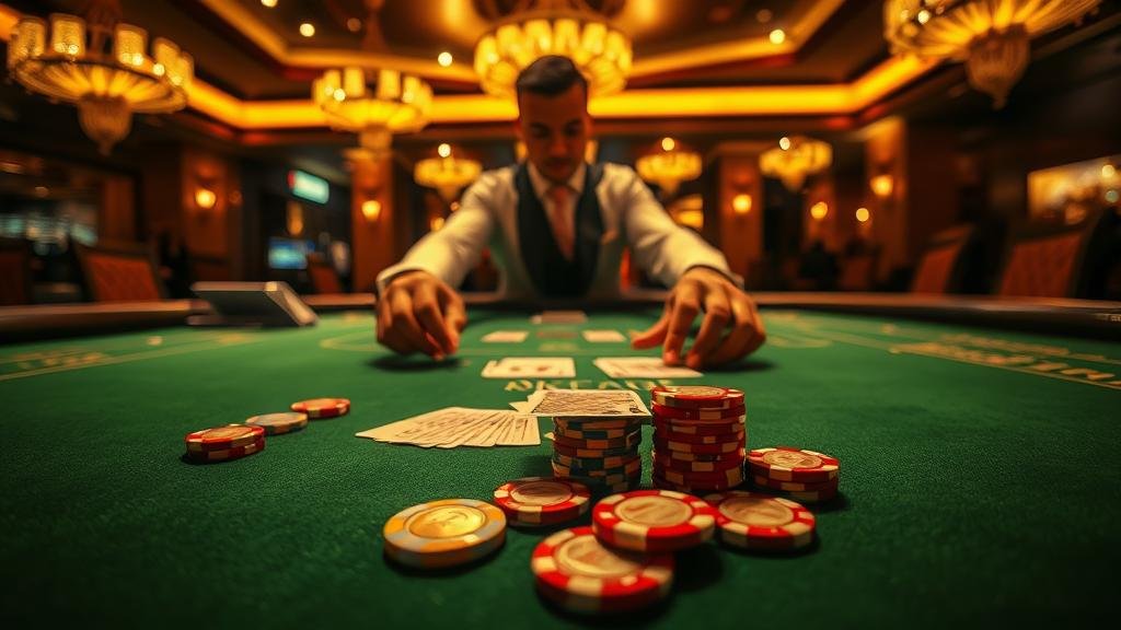 หน้าจอแสดงอัตราจ่ายบาคาร่าเสมอ