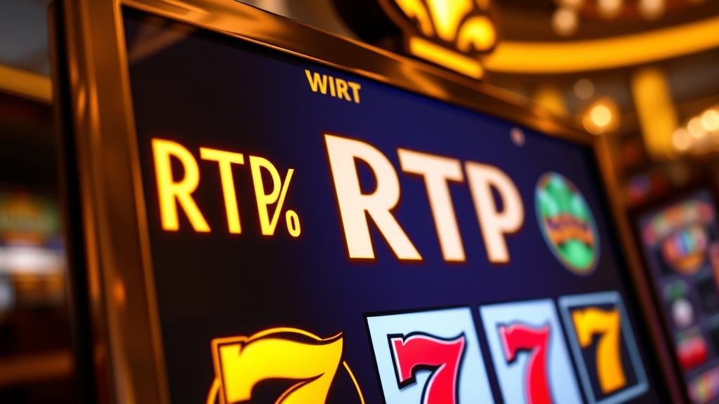หน้าจอแสดงค่า RTP ของเกมสล็อต