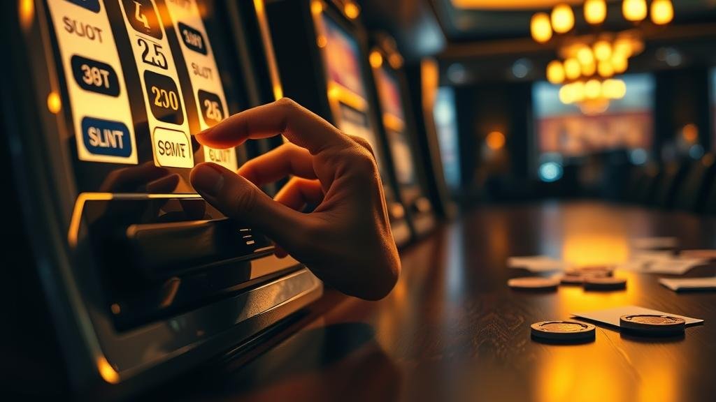 ผู้เล่นฉลองชัยชนะสล็อต