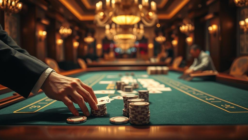 ตัวอย่างเค้าไพ่มังกรและสองตัดบาคาร่า