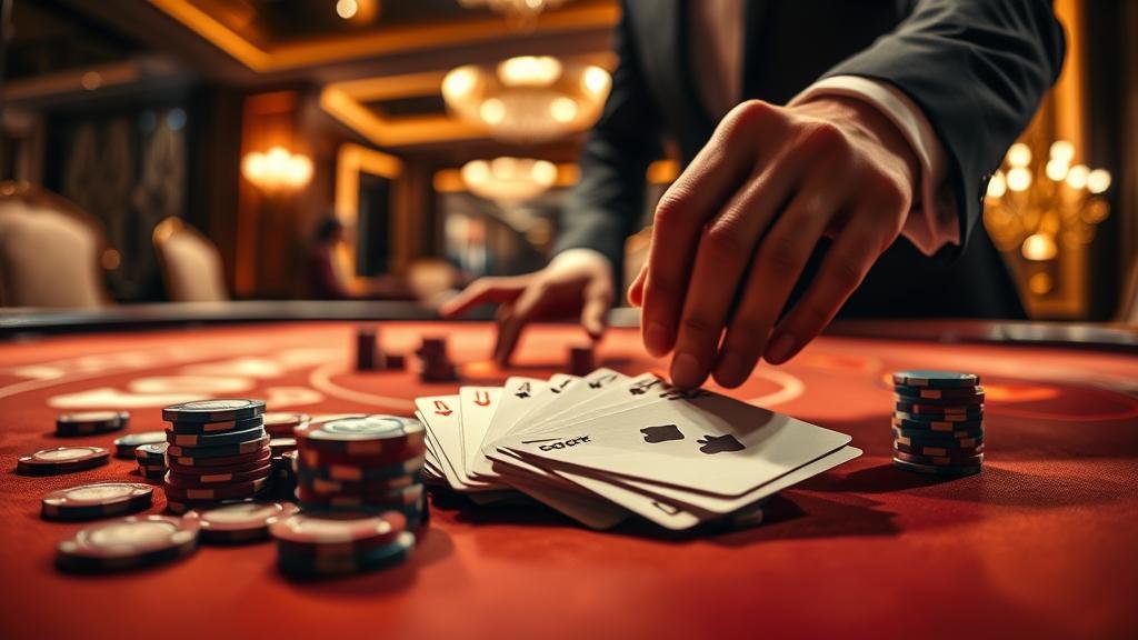 ภาพแสดงการบริหารงบประมาณการเล่นบาคาร่า