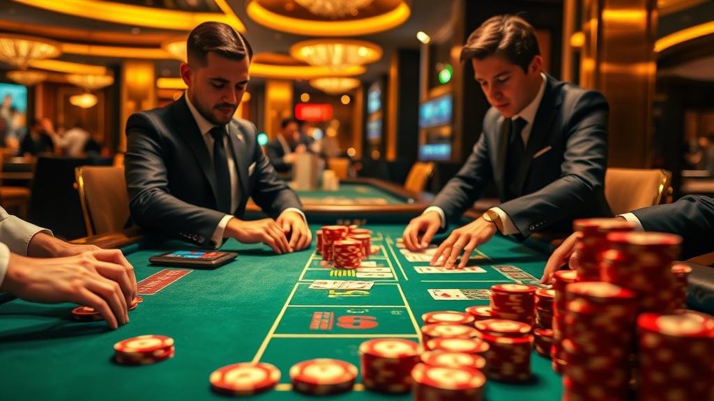 เค้าไพ่บาคาร่า สลับคู่ สามตัด