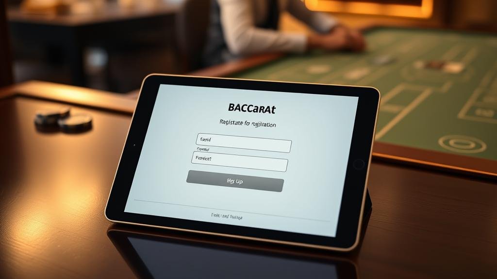 การเล่นบาคาร่าสดบนแท็บเล็ต