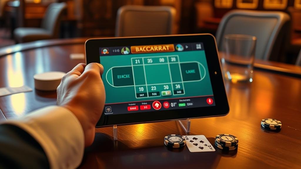 การตั้งเป้ากำไรในการเล่นบาคาร่าบนแท็บเล็ต