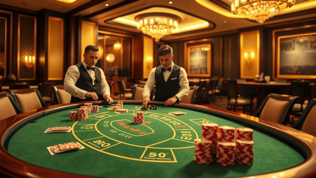 โต๊ะบาคาร่า AE พร้อมดีลเลอร์น่ารัก