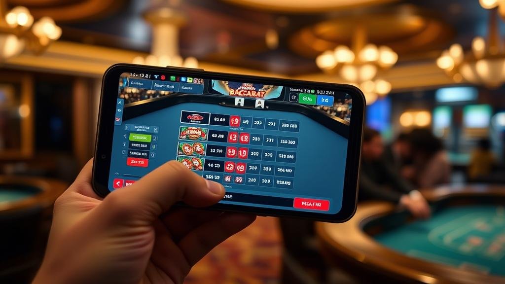 การวางเดิมพันบาคาร่าบนมือถือ Android