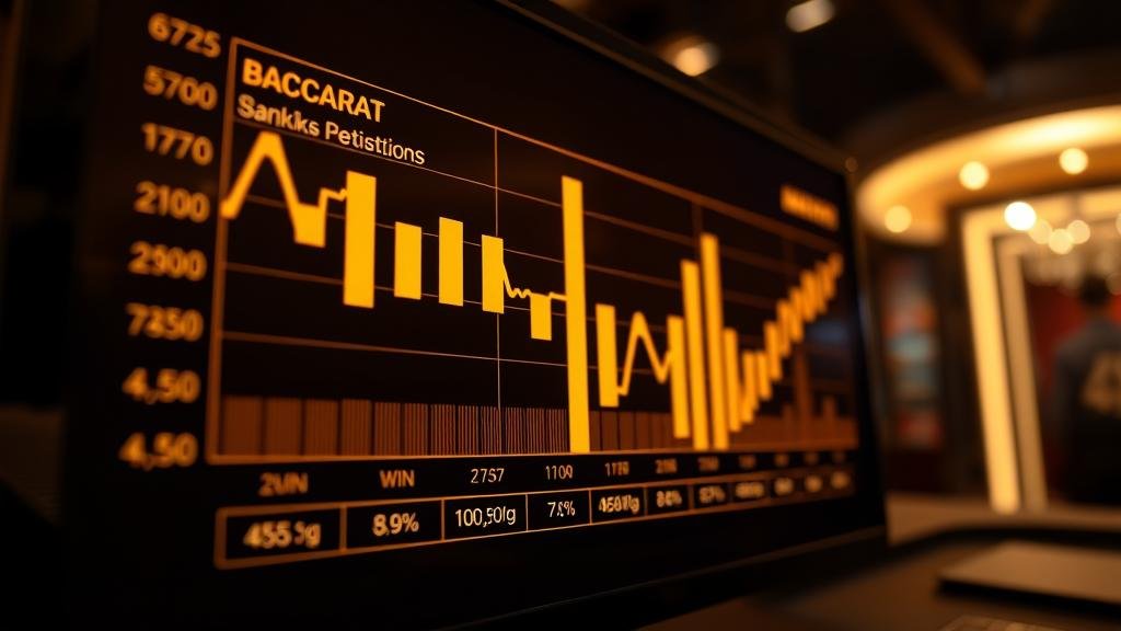 หน้าจอเกมบาคาร่า XPG พร้อมสถิติย้อนหลัง