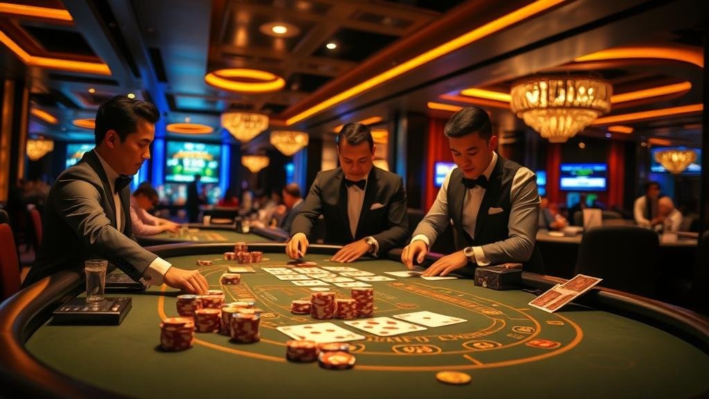 หน้าจอห้องบาคาร่า EBet