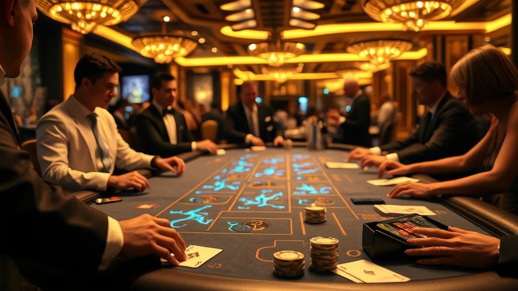 เลือกห้องบาคาร่า Playtech ช่วงกลางคืน