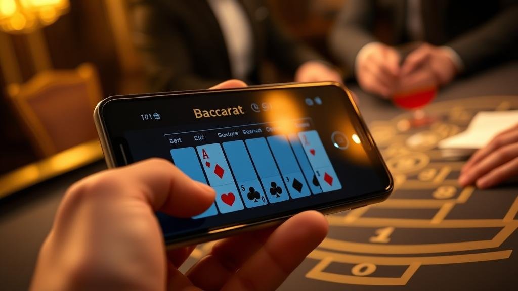 เกมบาคาร่า Baccarat Squeeze จาก Evolution บนมือถือ
