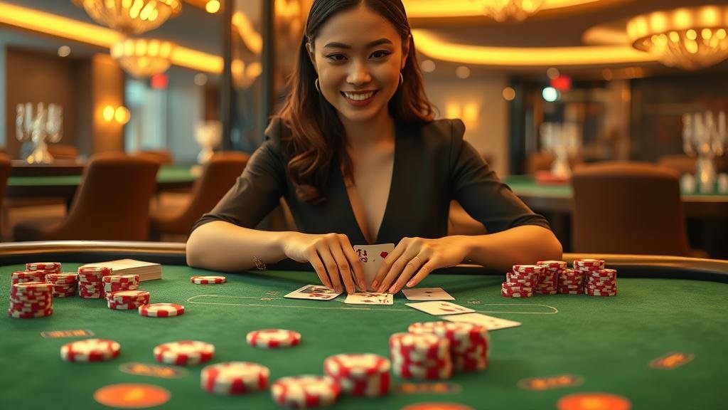 หน้าจอเกมบาคาร่า DreamGaming (DG) แบบอัตโนมัติ