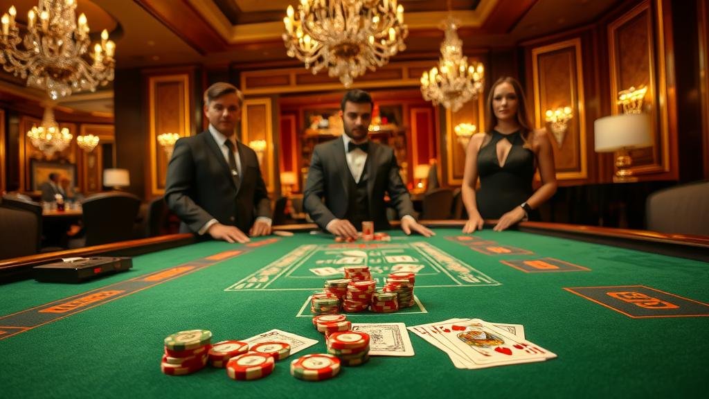 ตัวอย่างเค้าไพ่ปิงปองและมังกรในบาคาร่า