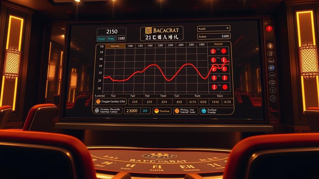 ตารางเค้าไพ่ลูกปัดบาคาร่า แสดงรูปแบบการออกผล