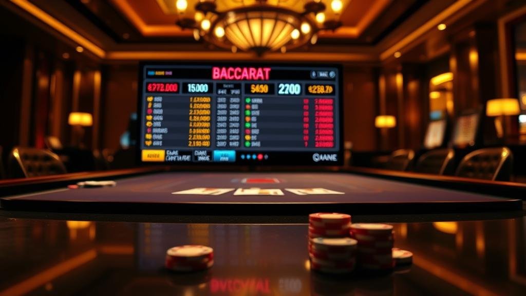 ห้องบาคาร่า VIP กลางคืน