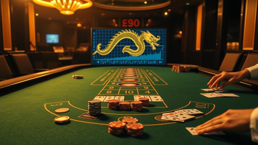 เปรียบเทียบสถิติห้องบาคาร่า: มังกรยาว vs สองติด