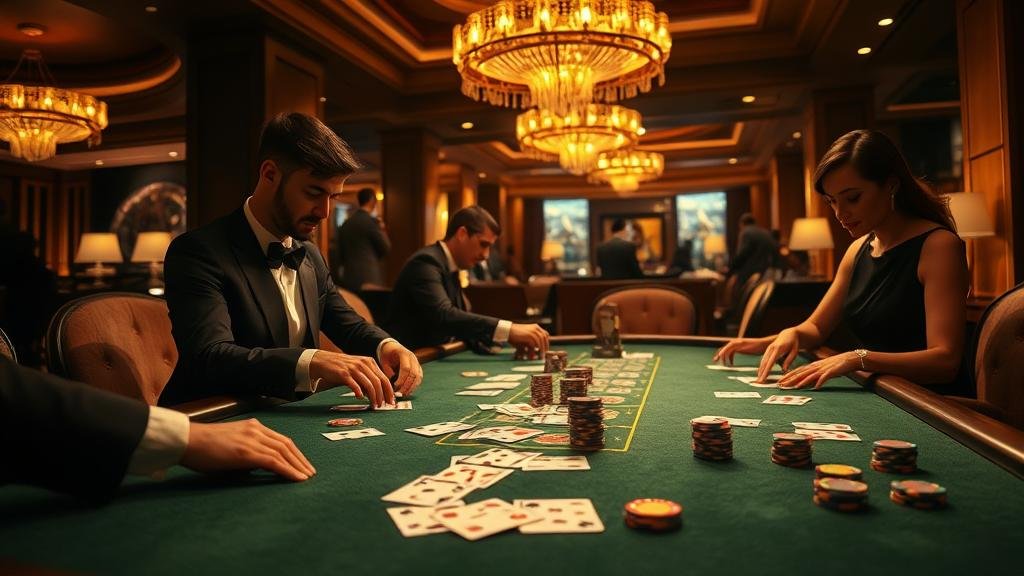 ภาพสดบาคาร่าจาก Evolution Gaming