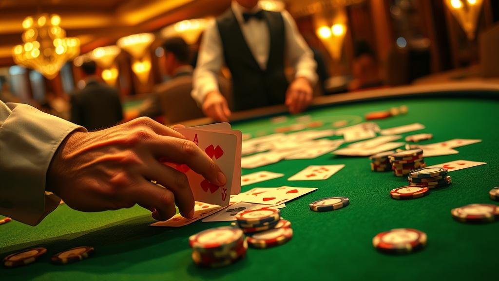 ไพ่บาคาร่าแสดงแต้มคู่และคี่