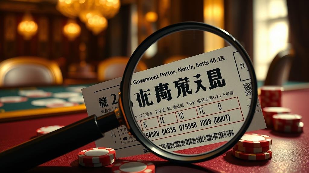 สลากหวยลาวสีสันสดใส