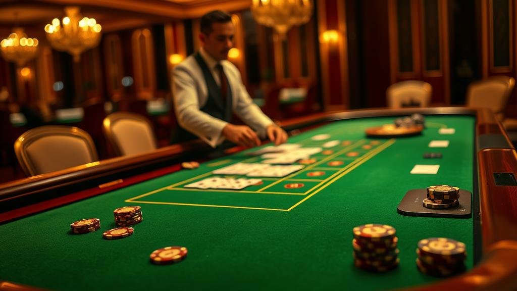 การแสดงผลเค้าไพ่บาคาร่าบนหน้าจอ