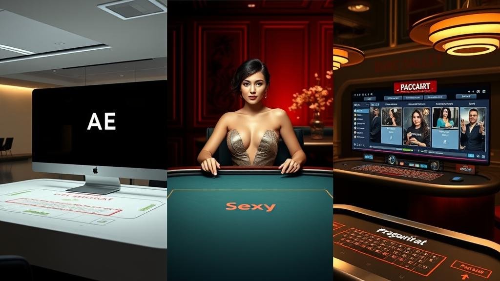 ดีลเลอร์สาวสวย AE Baccarat ช่วงกลางคืน