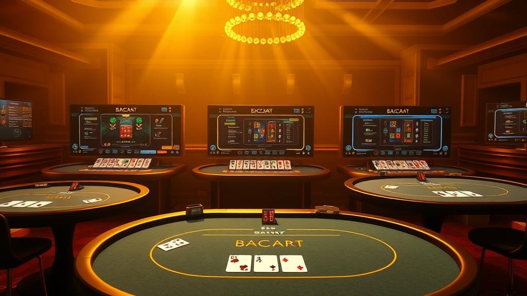 การแสดงผลสถิติไพ่บาคาร่าและรูปแบบต่างๆ