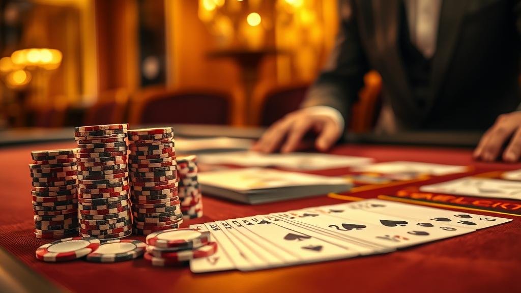 หน้าจอเกมบาคาร่าพร้อมสถิติลูกปัด