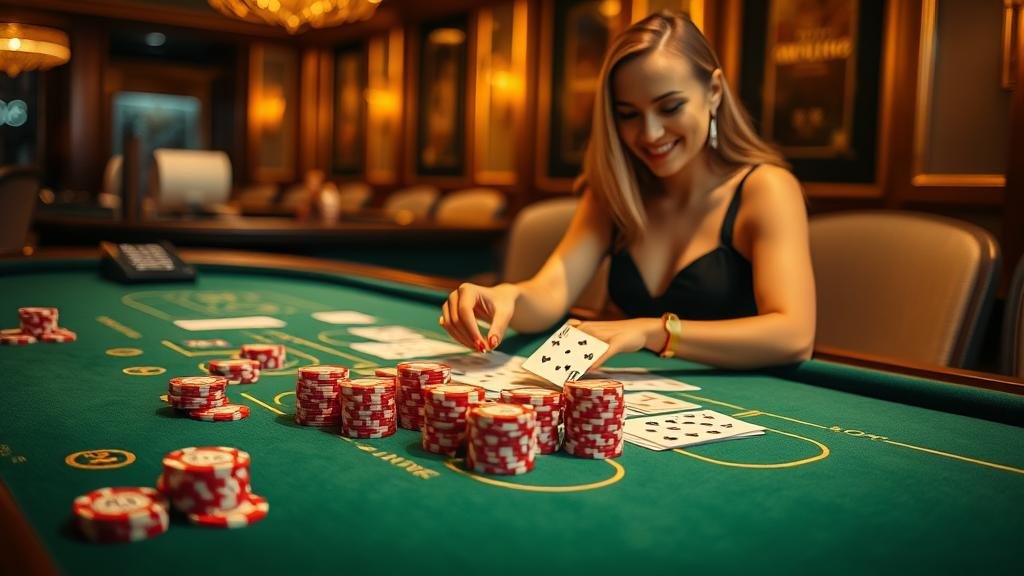 ดีลเลอร์สาวสวยจาก Sexy Baccarat