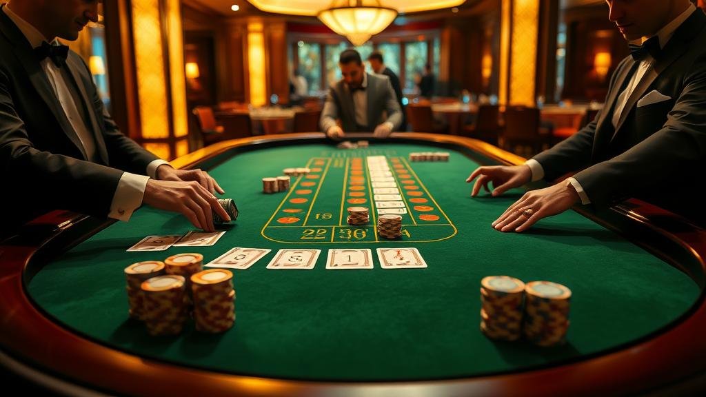 การแจกไพ่บาคาร่า