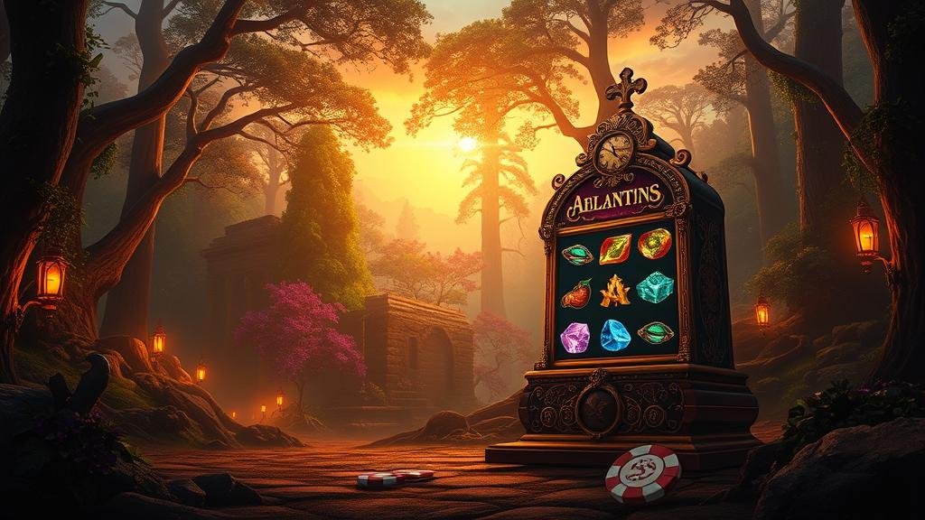 สัญลักษณ์สล็อตแฟนตาซีรูปดาบและชุดเกราะ