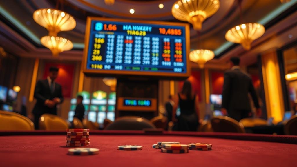 กราฟตลาดหุ้นและสัญลักษณ์เงินบาทไทย