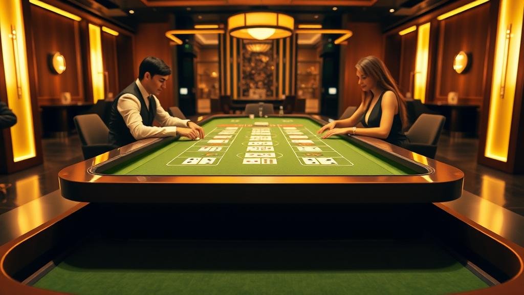 กราฟแสดงเค้าไพ่บาคาร่าและอัตราจ่าย