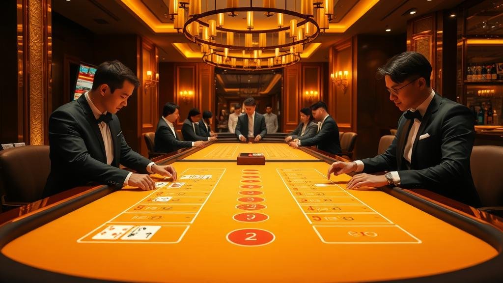 ภาพเปรียบเทียบผู้เล่นบาคาร่าที่บริหารความเสี่ยงได้ดีและไม่ได้