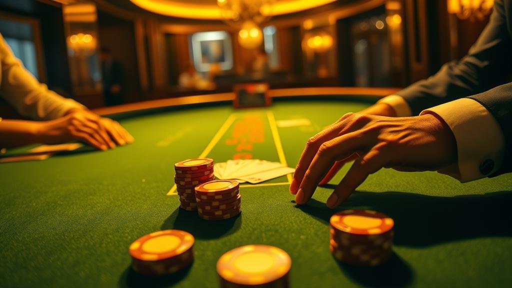 หน้าจอเกมบาคาร่า Evolution บนมือถือ