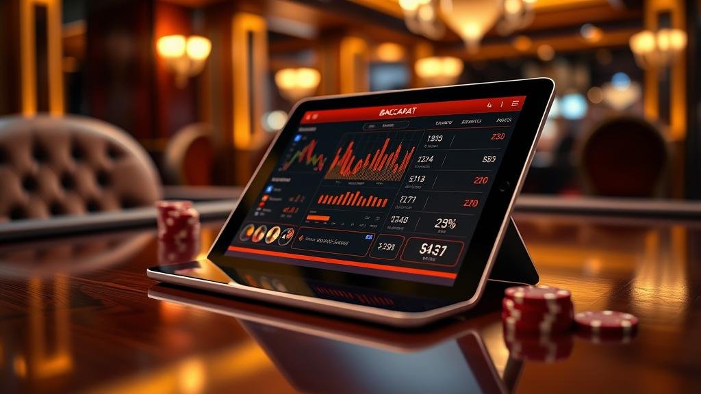 นักพนันบาคาร่ากำลังวิเคราะห์สถิติ